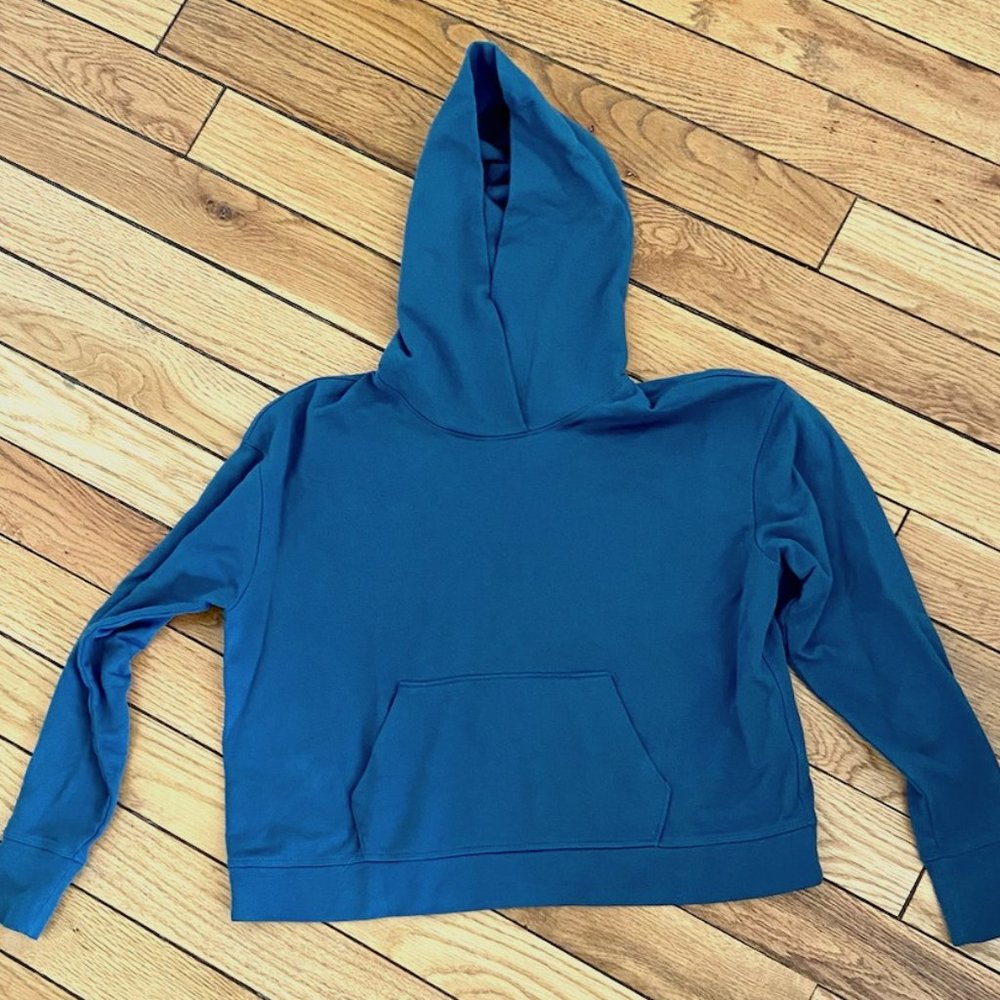 JAMES PERSE VINTAGE FRENCH TERRY CROPPED HOODY & BOTTOMS